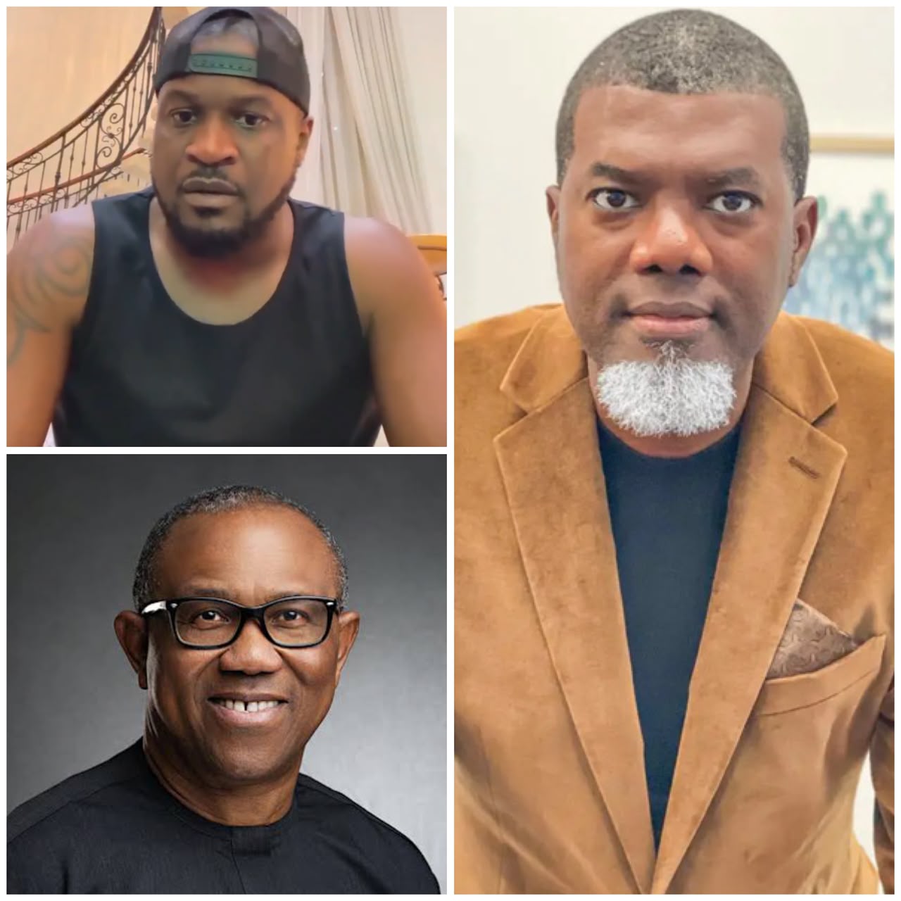 Reno Omokri tackles Peter Okoye as he reacts to a throwback video of him campaigning for Peter Obi in 2023